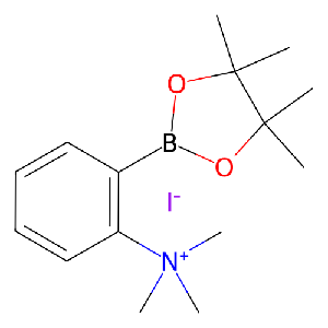 N,N,N-三甲基-2-(4,4,5,5-四甲基-1,3,2-二氧杂硼戊环-2-基)苯胺碘化物