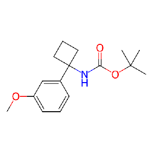 (1-(3-甲氧基苯基)环丁基)氨基甲酸叔丁酯