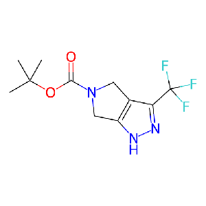 3-(三氟甲基)-4,6-二氢吡咯并[3,4-c]吡唑-5(1H)- 羧酸叔丁酯