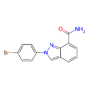 2-(4-溴-苯基)-2H-吲唑-7-甲酰胺,952478-17-0