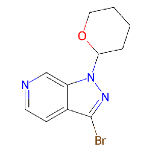 3-溴-1-(四氢-2H-吡喃-2-基)-1H-吡唑并[3,4-c]吡啶