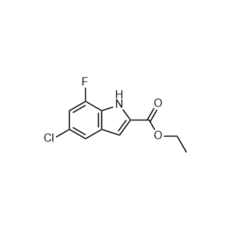 5-氯-7-氟-1H-吲哚-2-羧酸乙酯