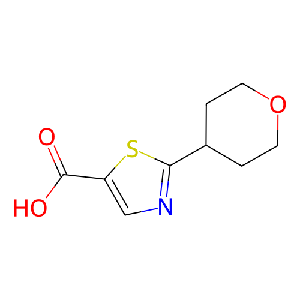 2-(四氢吡喃-4-基)-1,3-噻唑-5-羧酸,1343317-66-7