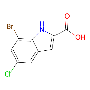 7-溴-5-氯-1H-吲哚-2-羧酸,952959-39-6