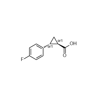 rel-(1R,2R)-2-(4-氟苯基)环丙烷-1-羧酸