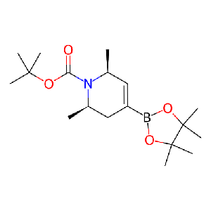 rel-(2R,6S)-叔丁基 2,6- 二甲基-4-(4,4,5,5-四甲基-1,3,2-二氧硼杂环戊烷-2-基)-5,6-二氢吡啶-1(2H) )-羧酸盐