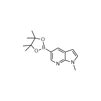 1-甲基-5-(4,4,5,5-四甲基-1,3,2-二氧杂环戊硼烷-2-基)-1H-吡咯并[2,3-b]吡啶