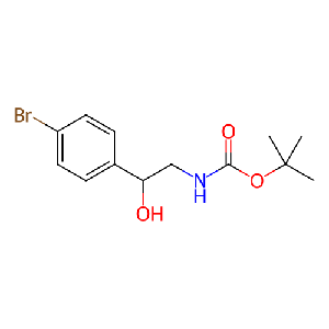 (2-(4-溴苯基)-2-羟乙基)氨基甲酸叔丁酯