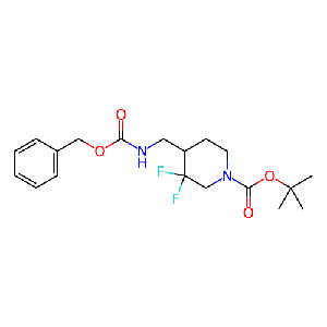 4-((((苄氧基)羰基)氨基)甲基)-3,3-二氟哌啶-1-羧酸叔丁酯