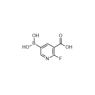 2-氟-3-羧基吡啶-5-硼酸