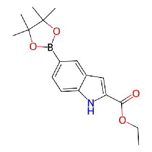 2-乙氧基羰基吲哚-5-硼酸频那醇酯