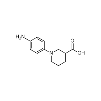 1-(4-氨基苯基)哌啶-3-羧酸