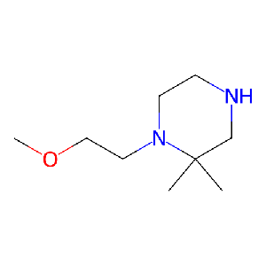 1-(2-甲氧基乙基)-2,2-二甲基哌嗪,1267076-93-6