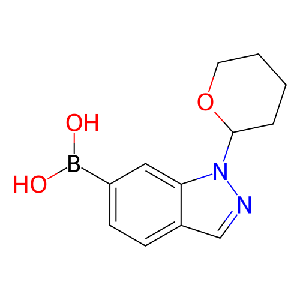 (1-(四氢-2H-吡喃-2-基)-1H-吲唑-6-基)硼酸