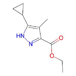 5-环丙基-4-甲基-1H-吡唑-3-羧酸乙酯