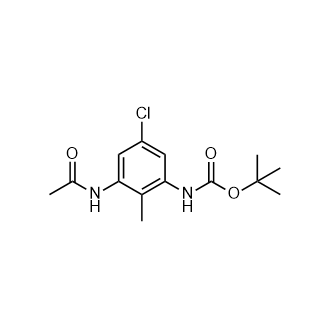 (3-乙酰氨基-5-氯-2-甲基苯基)氨基甲酸叔丁酯