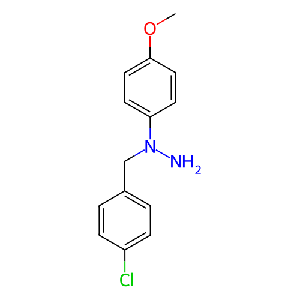 1-(4-氯苄基)-1-(4-甲氧基苯基)肼
