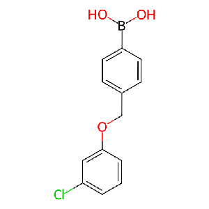 (4-((3-氯苯氧基)甲基)苯基)硼酸