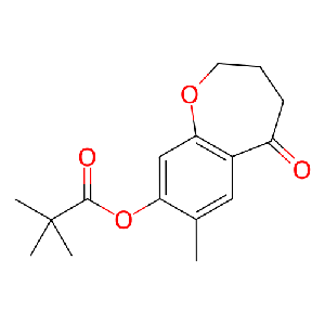 7-甲基-5-氧代-2,3,4,5-四氢苯并[b]氧杂-8-基新戊酸酯