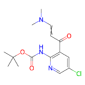 (5-氯-3-(3-(二甲基氨基)丙烯酰基)吡啶-2-基)氨基甲酸叔丁酯