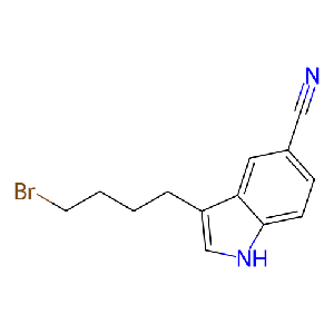3-(4-溴丁基)-1H-吲哚-5-甲腈