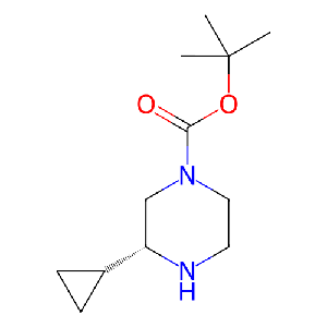 (3R)-3-环丙基哌嗪-1-羧酸叔丁酯,1240587-11-4