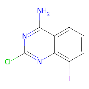 2-氯-8-碘喹唑啉-4-胺,1107694-87-0