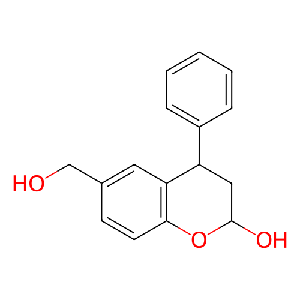6-(羟基甲基)-4-苯基苯并二氢吡喃-2-醇