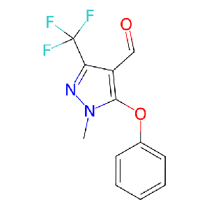 1-甲基-5-苯氧基-3-(三氟甲基)-1H-吡唑-4-甲醛