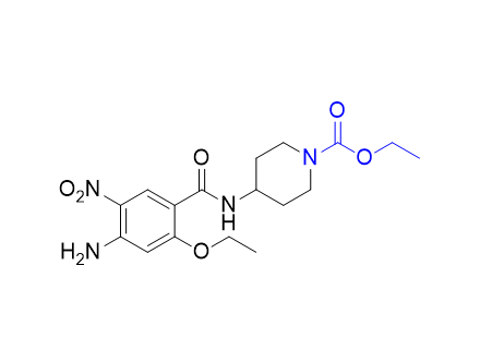 西尼必利杂质03,ethyl 4-(4-amino-2-ethoxy-5-nitrobenzamido)piperidine-1-carboxylate