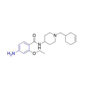 西尼必利杂质06,4-amino-N-(1-(cyclohex-3-en-1-ylmethyl)piperidin-4-yl)-2-ethoxybenzamide