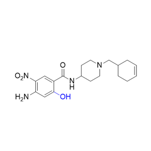 西尼必利雜質(zhì)09,4-amino-N-(1-(cyclohex-3-en-1-ylmethyl)piperidin-4-yl)-2-hydroxy-5-nitrobenzamide