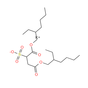 7491-09-0 1,2-二(2-乙基己基氧碳基)乙烷磺酸钾