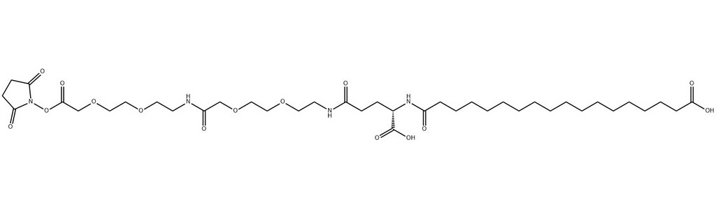索玛鲁肽侧链-OSU裂解体,Boc-His(Trt)-Aib-Glu(OtBu)-Gly-NHS