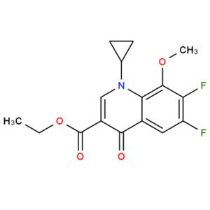 加替环内酯,1-Cyclopropyl-6,7-difluoro-1,4-dihydro-8-methoxy-4-oxo-3-quinolinecarboxylic Acid Ethyl Ester