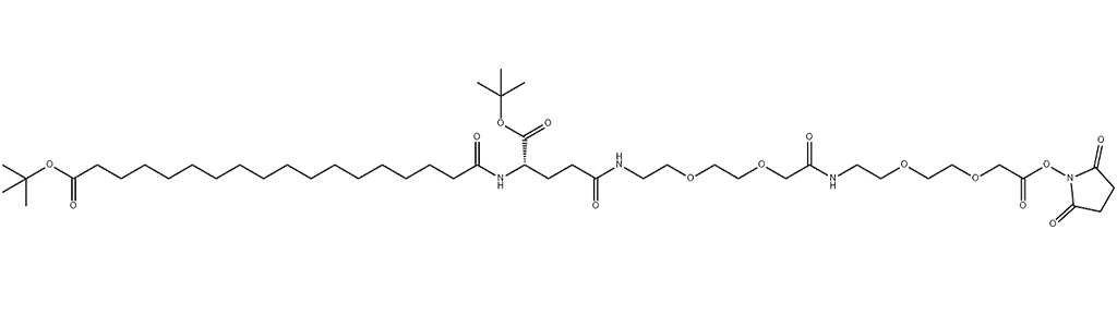 索马鲁肽侧链NHS活化酯,tBuO-Ste-Glu(AEEA-AEEA-OSu)-OtBu