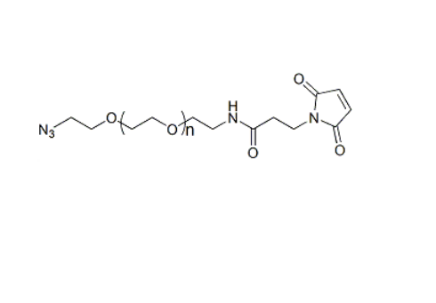 α-叠氮基-ω-马来酰亚胺基聚乙二醇,N3-PEG-Mal