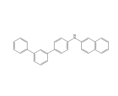 N-[1,1′:3′,1′′-三联苯]-4-基-2-萘胺,N-[1,1′:3′,1′′-Terphenyl]-4-yl-2-naphthalenamine