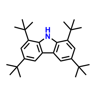 1,3,6,8-四叔丁基咔唑,1,3,6,8-Tetra-tert-butylcarbazole