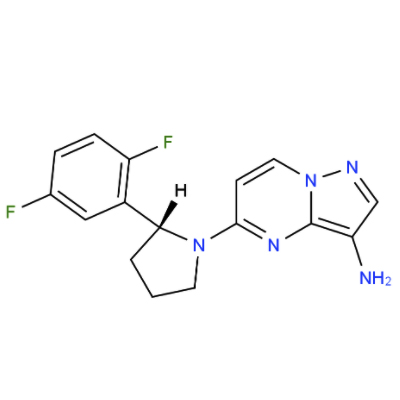 5-[(2R)-2-(2,5-二氟苯基)-1-吡咯烷基]吡唑并[1,5-a]嘧啶-3-胺,(R)-5-(2-(2,5-difluorophenyl)pyrrolidin-1-yl)pyrazolo[1,5-a]pyrimidin-3-amine