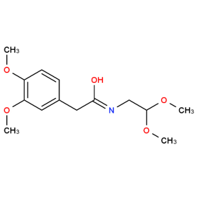 N-（2,2-二甲氧基乙基）-3,4-二甲氧基苯乙酰胺,N-(2,2-dimethoxy-ethyl)-3,4-dimethoxyphenylacetamide