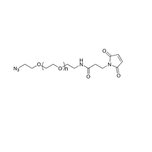 α-叠氮基-ω-马来酰亚胺基聚乙二醇,N3-PEG-Mal