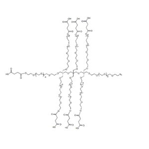 八臂聚乙二醇-(1臂-叠氮基，7臂-羧基）