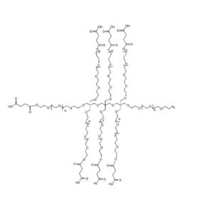 八臂聚乙二醇-(1臂-疊氮基，7臂-羧基）