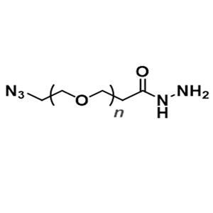 Azide-PEG-hydrazide，叠氮-聚乙二醇-酰肼，Hydrazide-PEG-N3