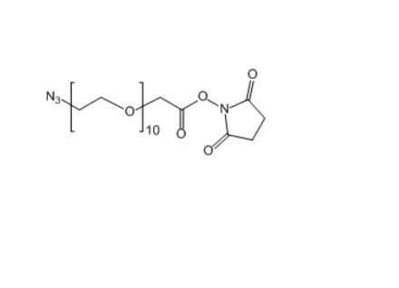 N3-PEG10-CH2CO2-NHS,N3-PEG10-SCM