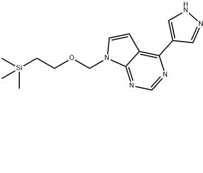4-(1H-吡唑-4-基)-7-((2-(三甲基硅烷基)乙氧基)-甲基)-7H-吡咯并[2,3-D]嘧啶,(1H-pyrazol-4-yl)-7-((2-(trimethylsilyl)ethoxy)methyl)-7H-pyrrolo[2,3-d]pyrimidine
