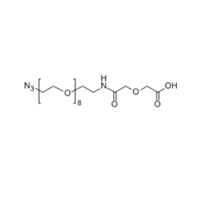 2-((Azido-PEG8-carbamoyl)methoxy)acetic acid