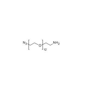 N3-PEG12-NH2 叠氮-十二聚乙二醇-氨基