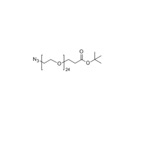 叠氮基二十四聚乙二醇丙酸叔丁酯,N3-PEG24-CH2CH2COOtBu